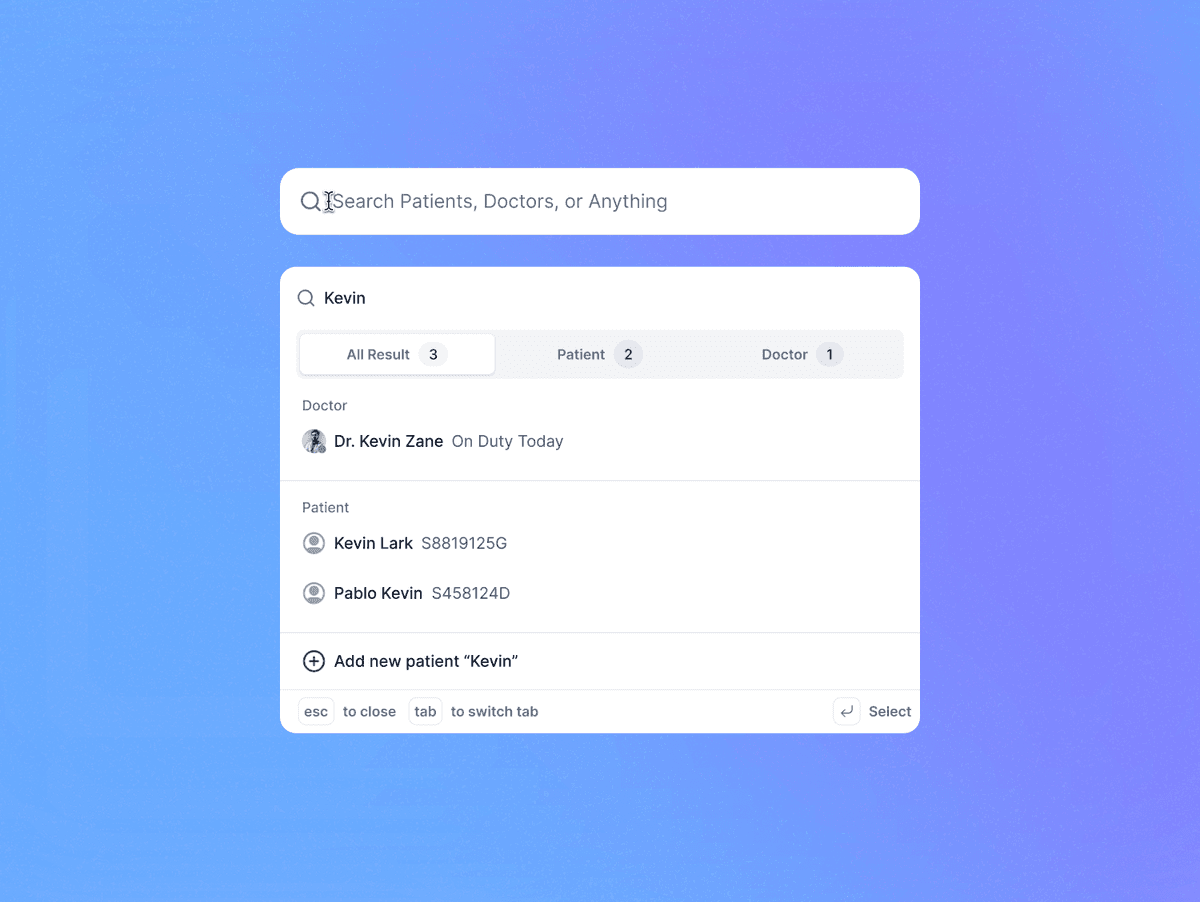 Search Anything in One Search Bar (Cmd + K)