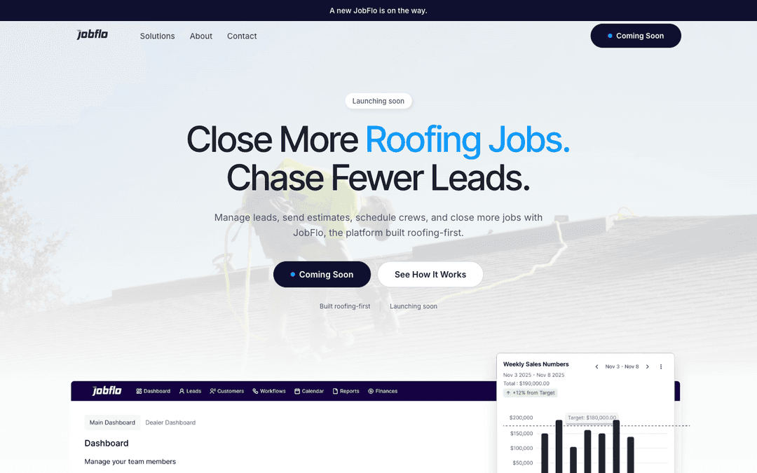 Jobflo Landing
