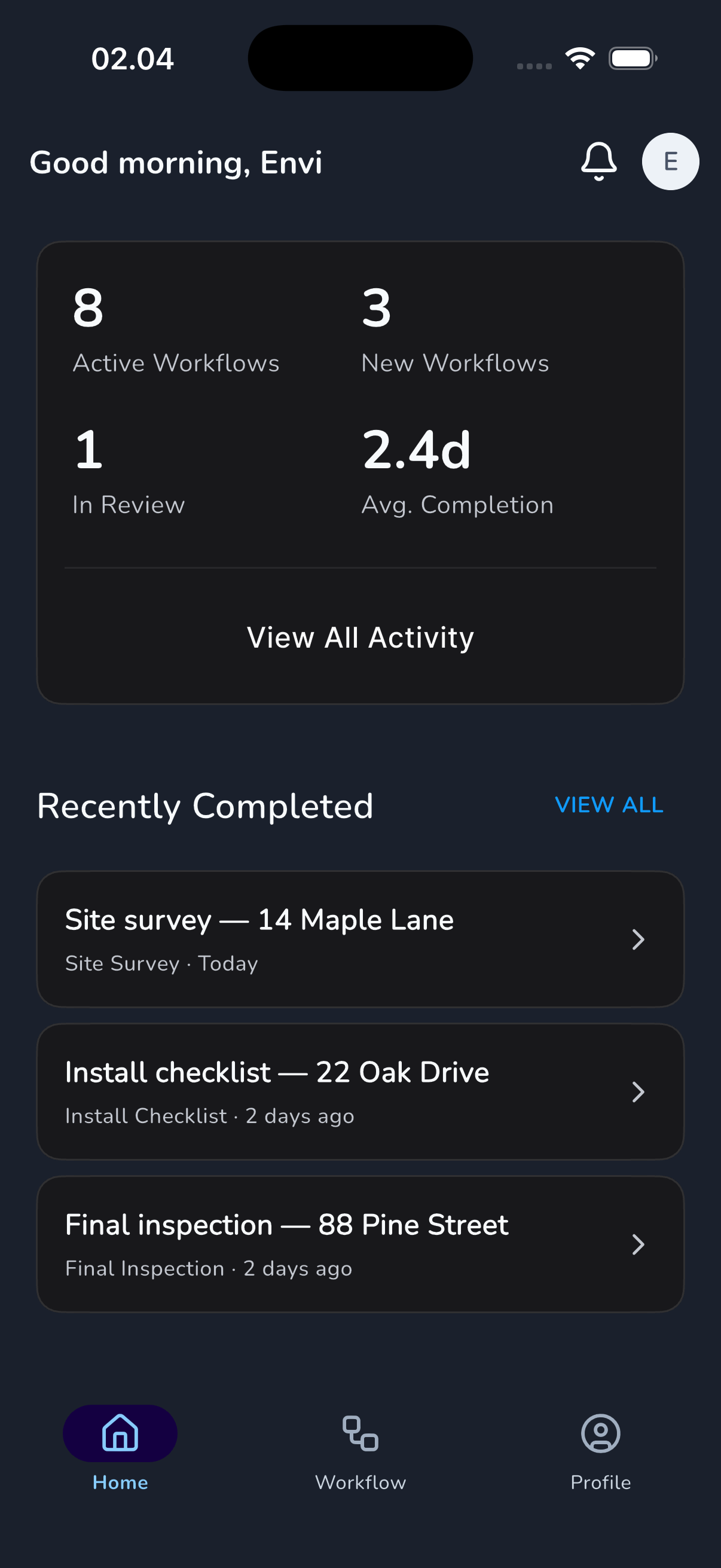 forui dashboard dark