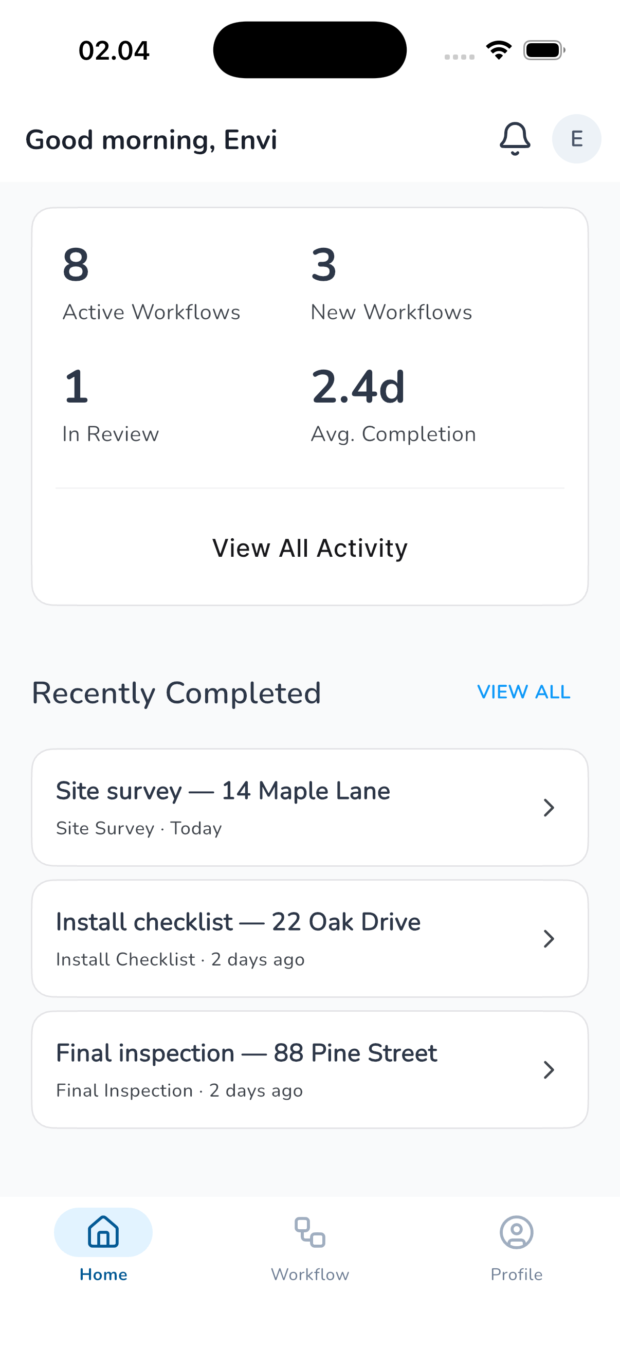 forui dashboard light